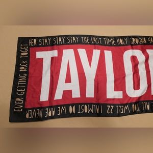 Taylor Swift Red Era Scarf Flag Banner